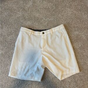 Bonobos White Flat-Front Men's Shorts
